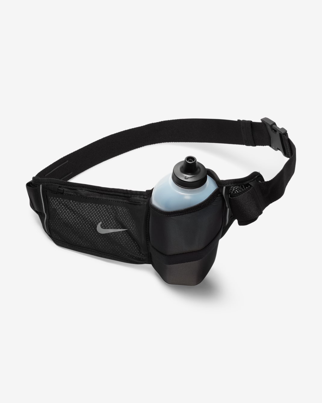 Nike 22 oz Flex Stride Running Hydration Belt - Black