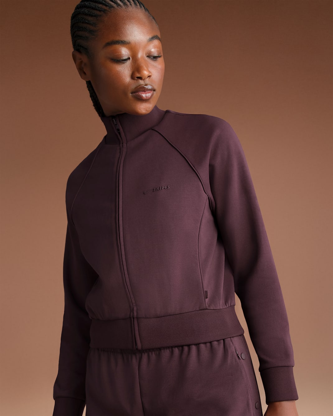 NikeSKIMS Matte Tricot Women's Track Jacket - NSKM CURRANT