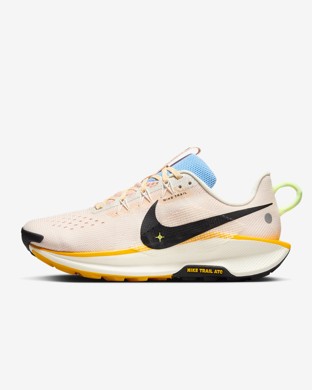 Nike Pegasus Trail 5 女款越野跑鞋 - Phantom/Washed Coral/University Gold/黑色