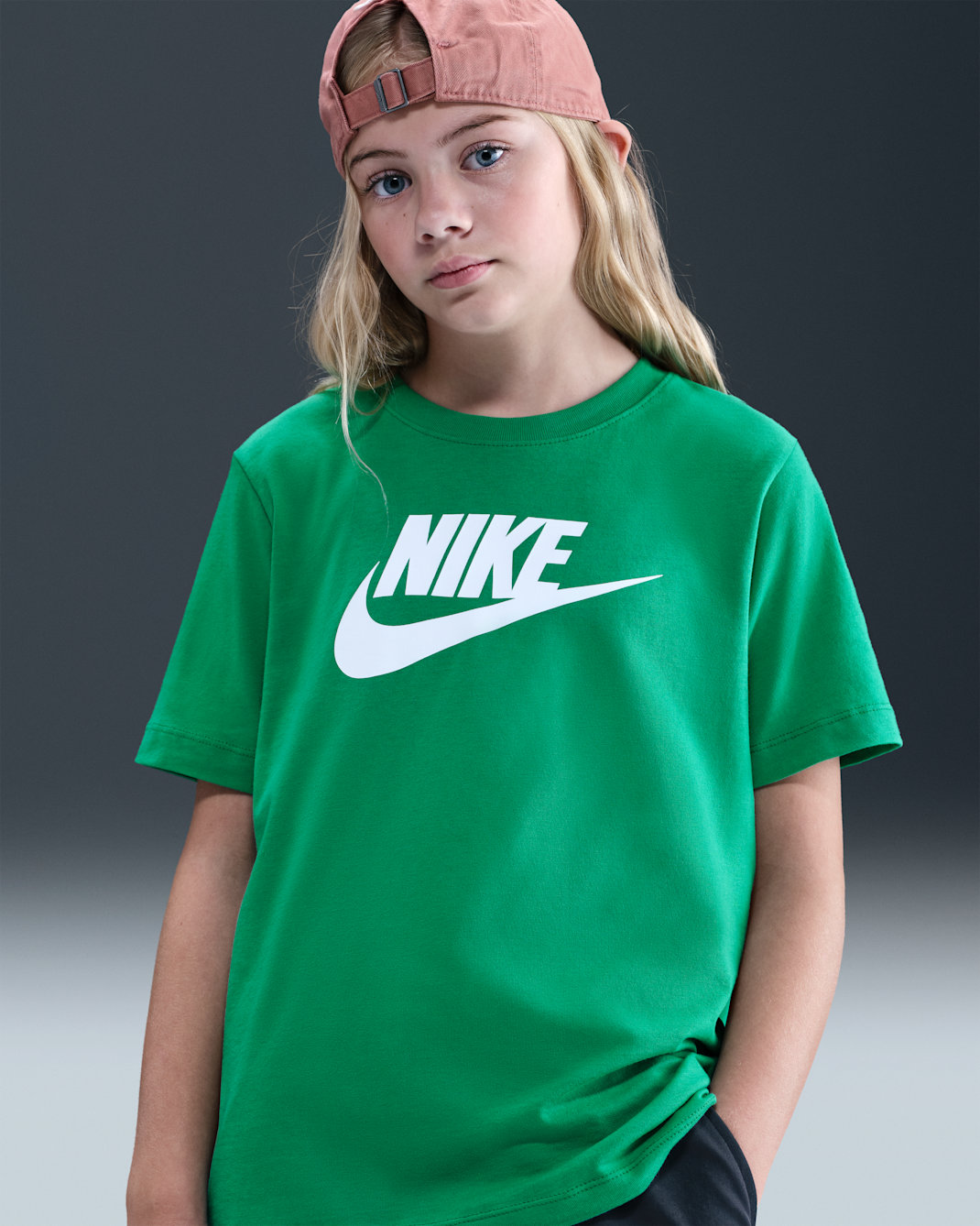 Nike Sportswear Big Kids' T-Shirt - Stadium Green