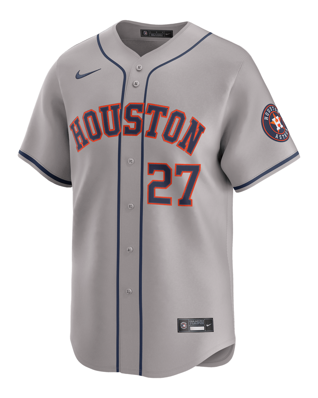 Jose Altuve Houston Astros Men's Nike Dri-FIT ADV MLB Limited Jersey - Grey