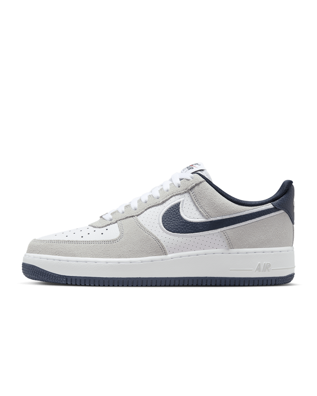 Nike Air Force 1 '07 LV8 Men's Shoes - White/Pure Platinum/Team Red/Obsidian