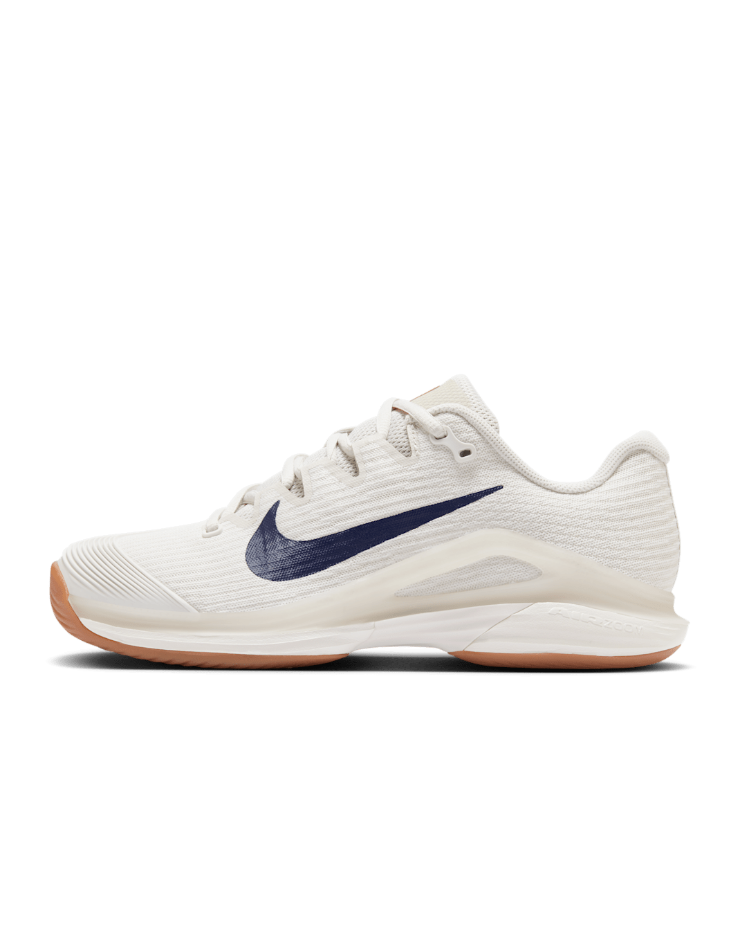 Nike Vapor 12 Women's Hard Court Tennis Shoes - Summit White/Phantom/Gum Medium Brown/Binary Blue
