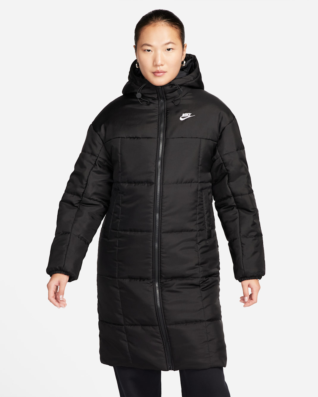 Nike Sportswear Therma-FIT Classics Women's Parka - Black/White