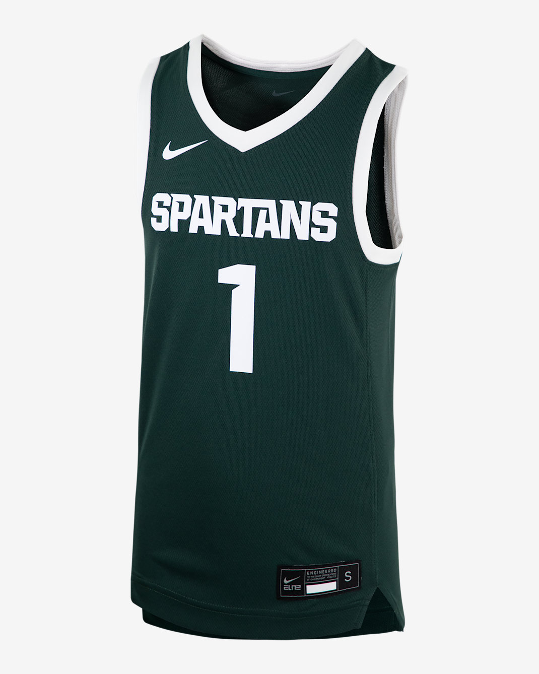 Michigan State Spartans Big Kids' Nike Basketball Replica Jersey - Pro Green
