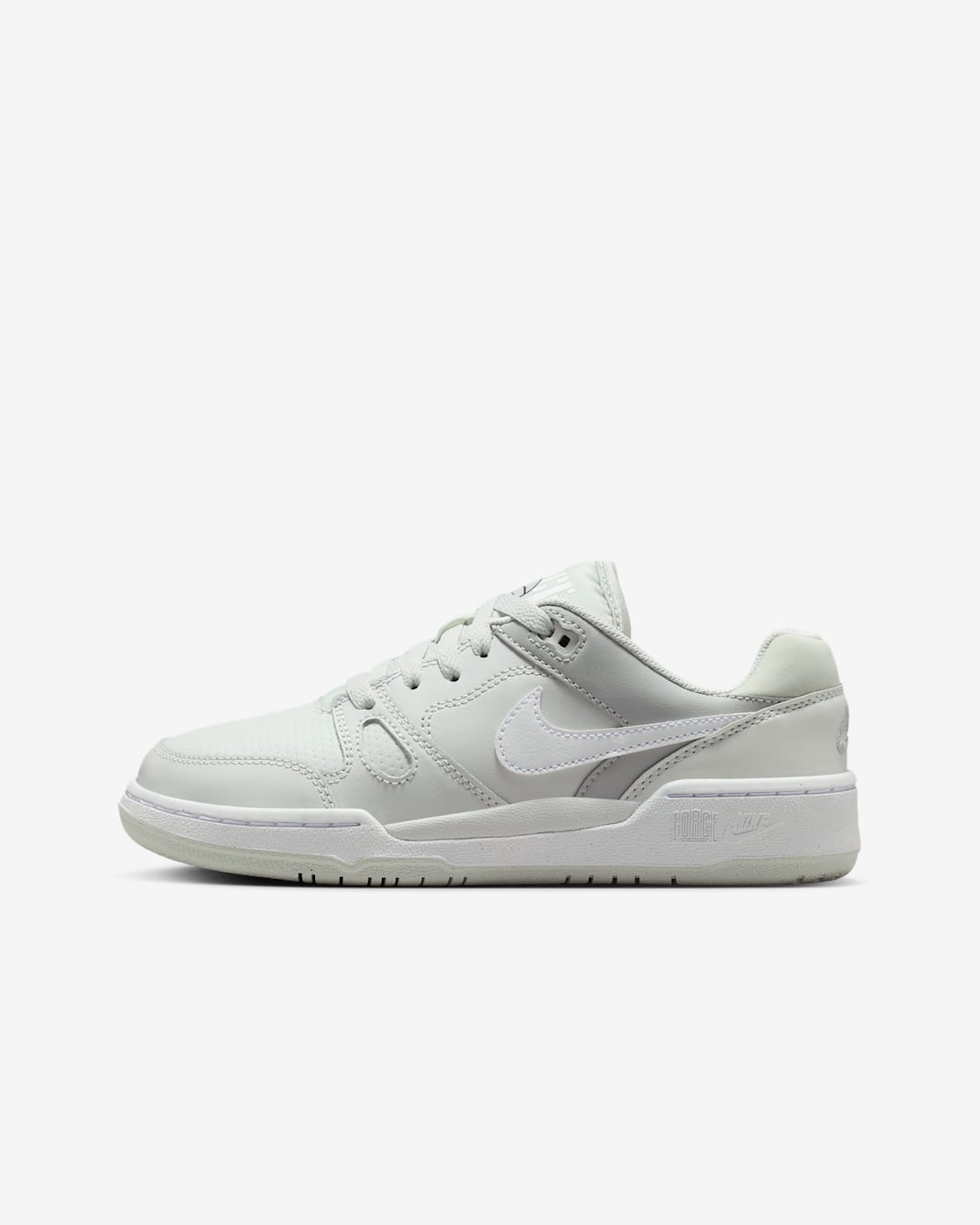 Nike Full Force Low Older Kids' Shoes - Photon Dust/Light Smoke Grey/Light Silver/White