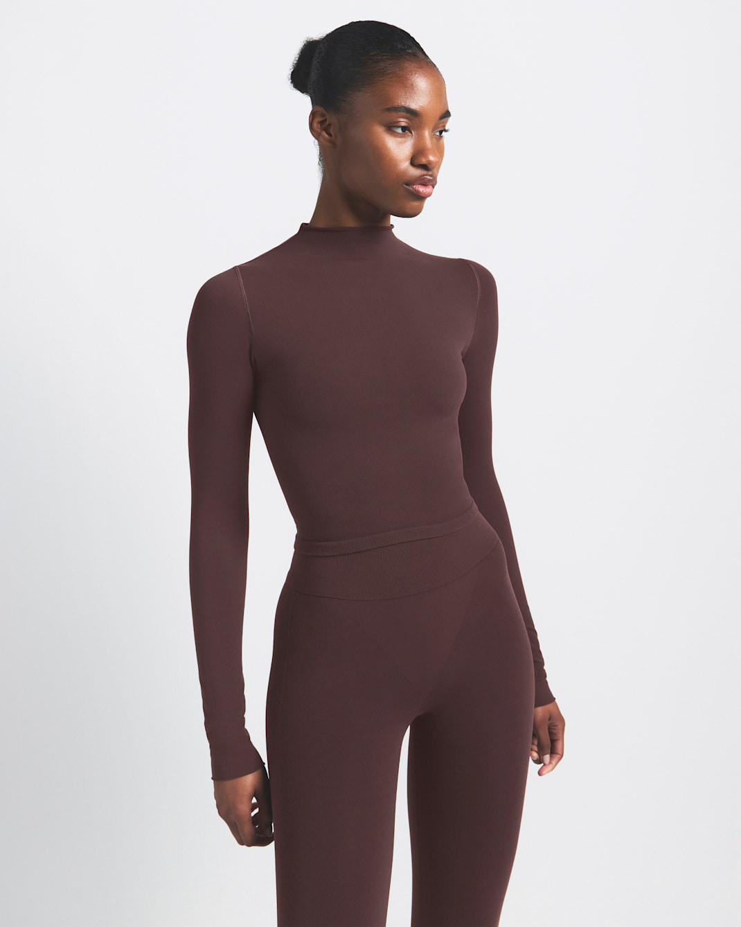 NikeSKIMS Vintage Seamless Women's Mock-Neck Crop Top - NSKM PHOENIX