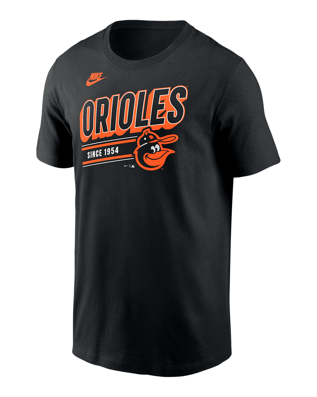 Baltimore Orioles Cooperstown Retro Men's Nike MLB T-Shirt - Black