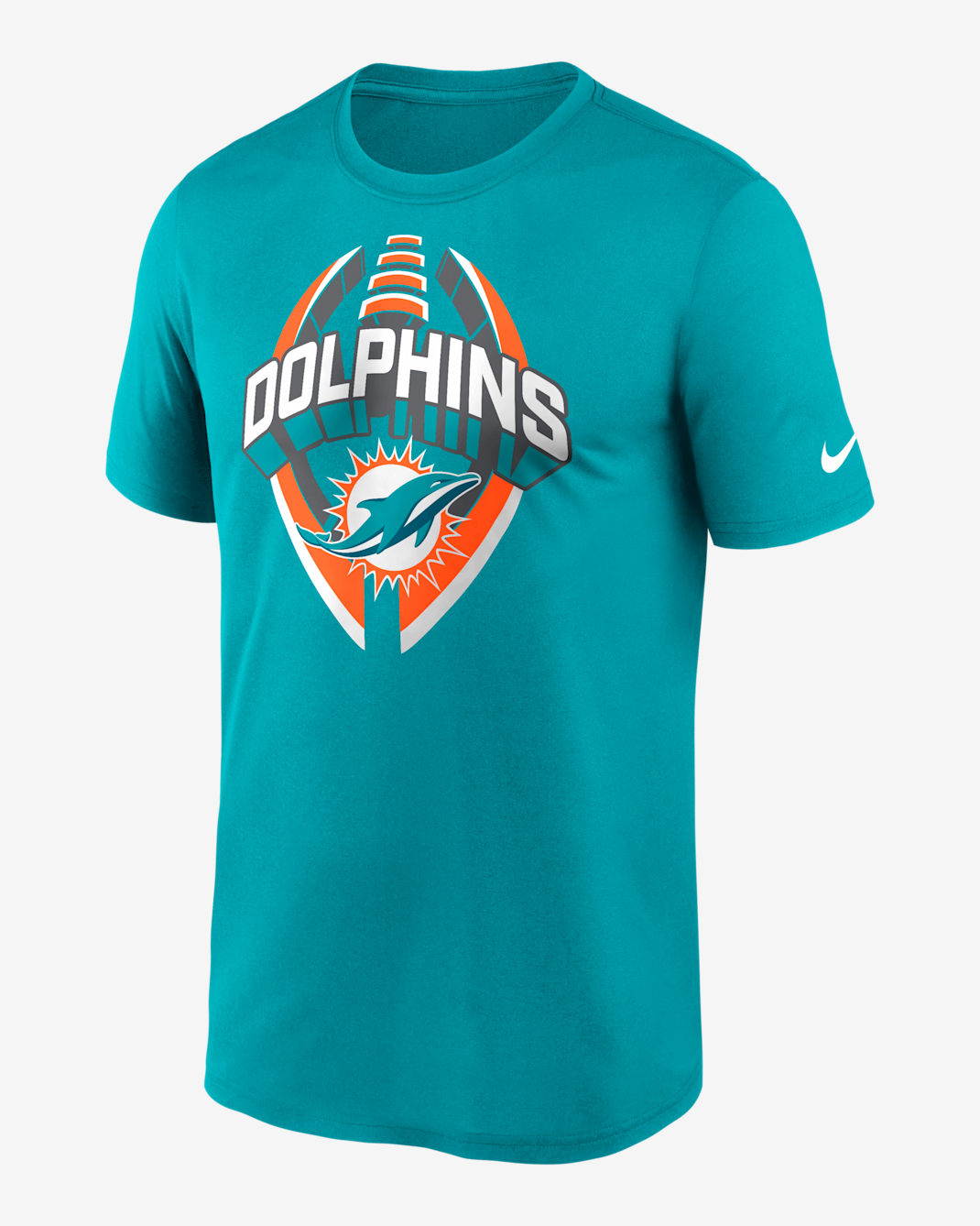 Miami Dolphins Legend Icon Men’s Nike Dri-FIT NFL T-Shirt - Aqua