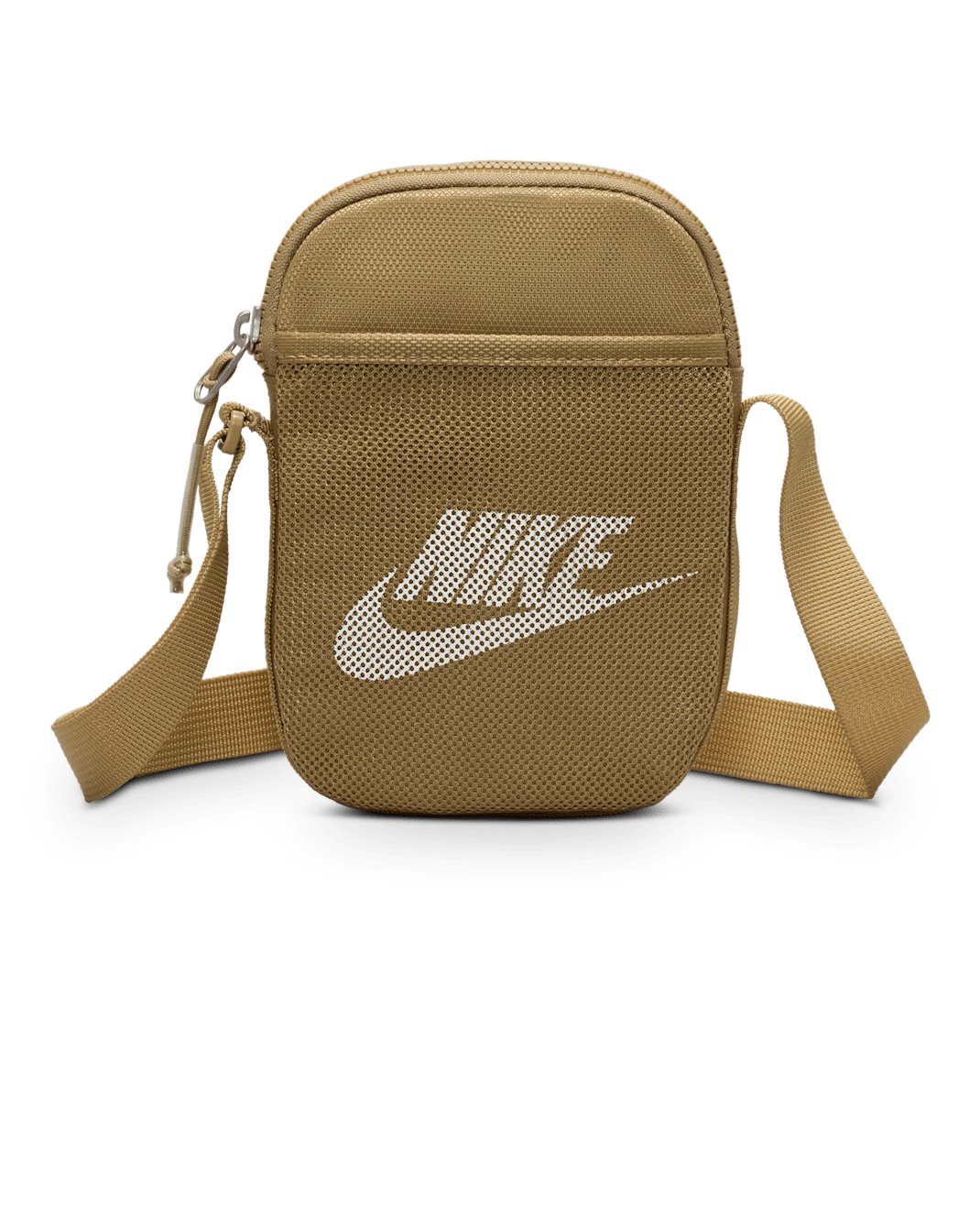 Bolsa bandolera (pequeña, 1 L) Nike Heritage - Beige paracaídas/Beige paracaídas/Blanco cumbre