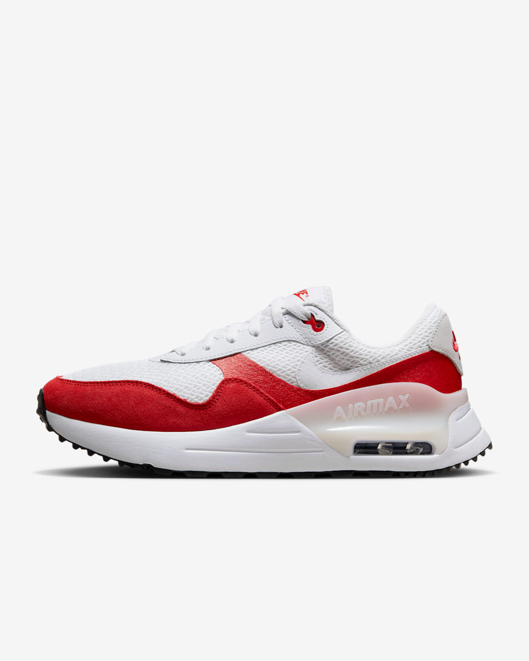 Nike Air Max SYSTM Men's Shoes - White/University Red/Photon Dust/White