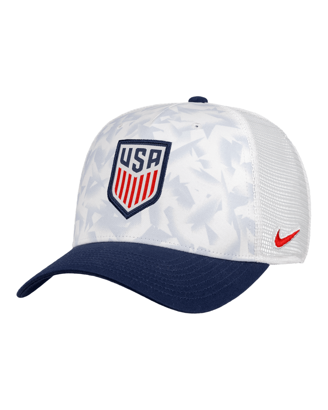 Gorra de rejilla de fútbol Nike ajustable con estructura USMNT Rise - Estampado