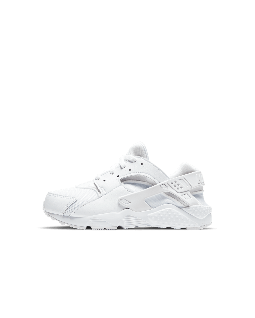 Nike Huarache Run Younger Kids' Shoes - White/Pure Platinum/White