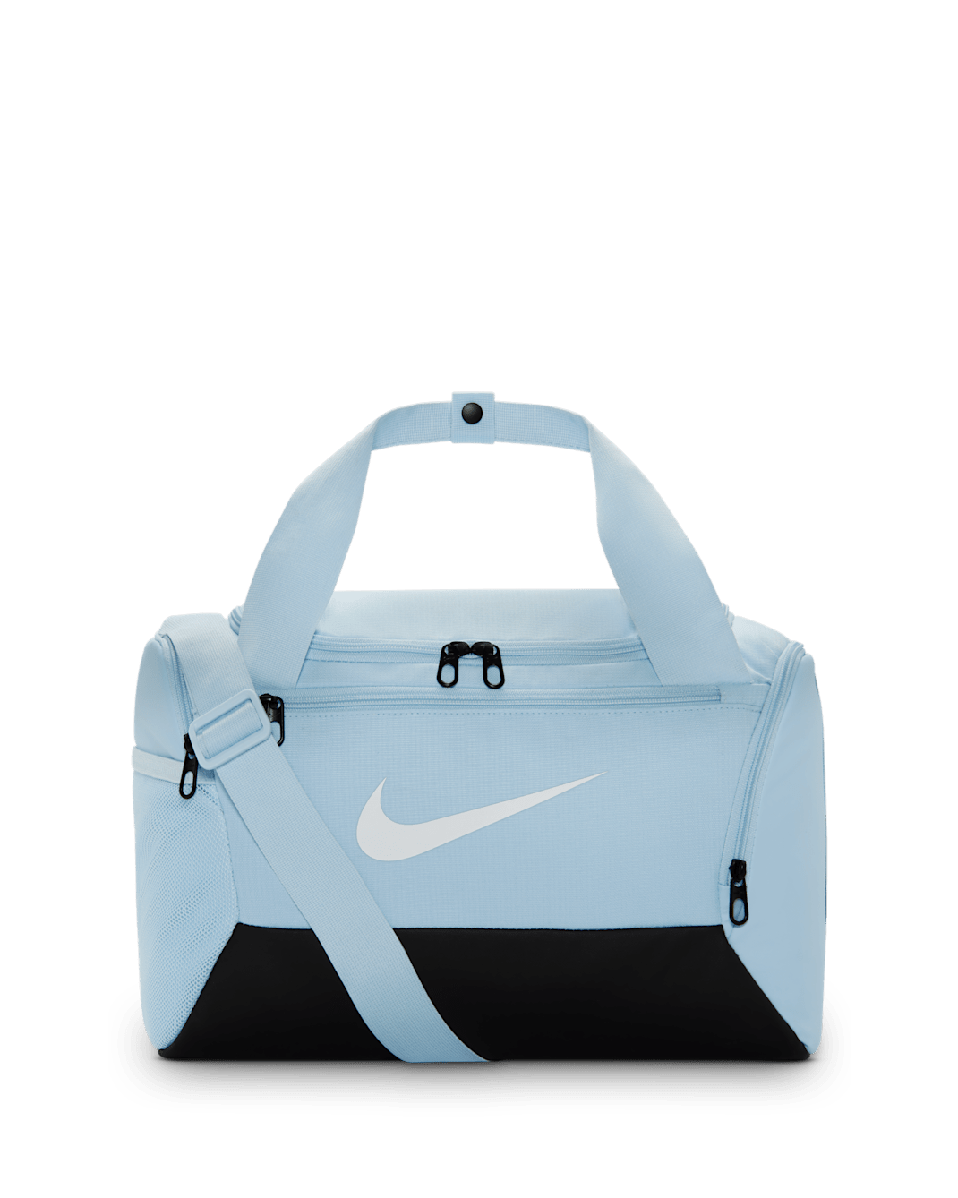 Nike Brasilia 9.5 Trainingstasche (XS, 25 l) - Celestine Blue/Schwarz/Weiß