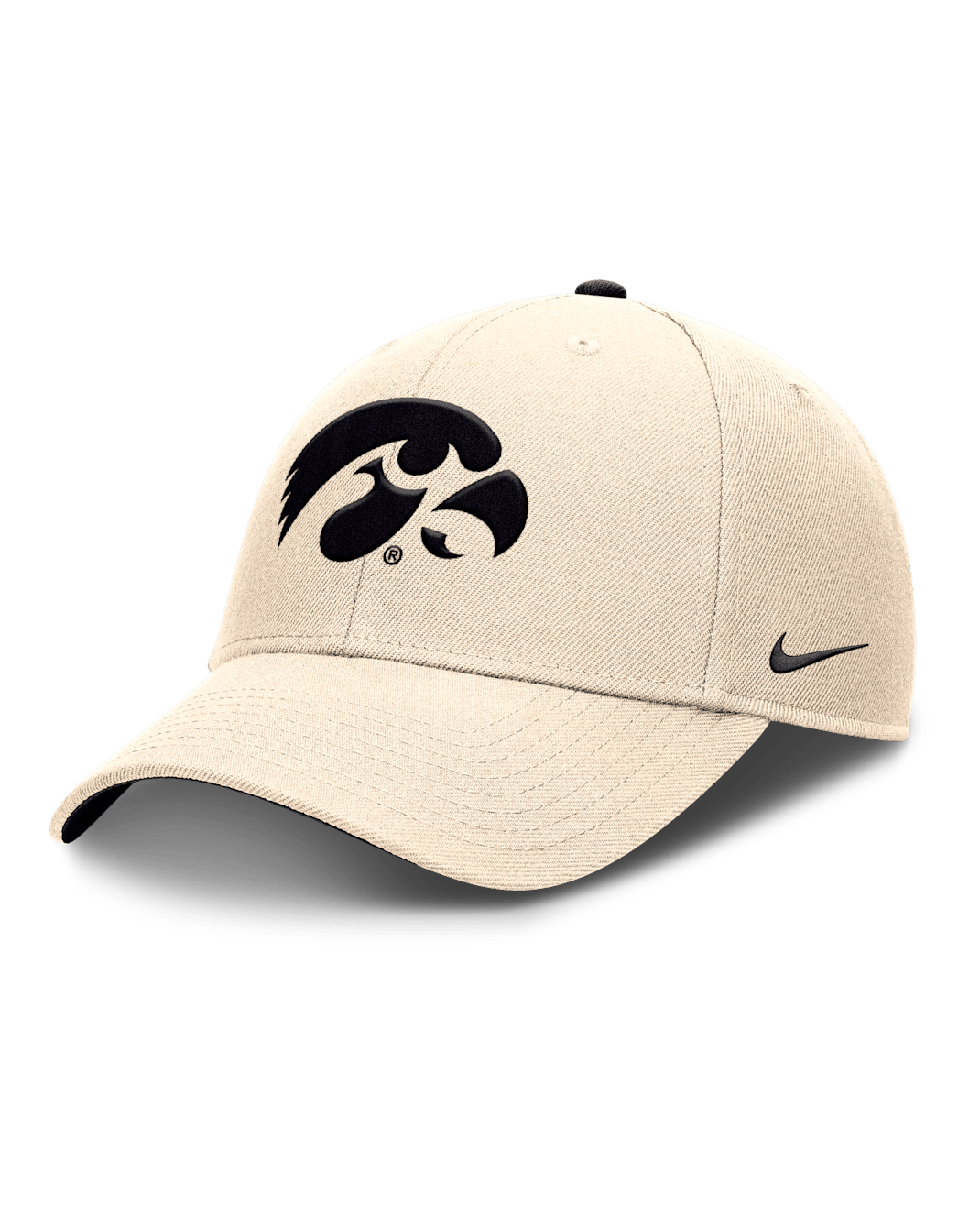 Gorra de rejilla universitaria Nike Dri-FIT ajustable para hombre Iowa Primetime Rise - Natural