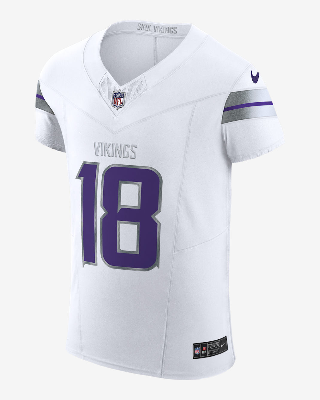 Justin Jefferson Minnesota Vikings Men's Nike Dri-FIT NFL Elite Football Jersey - White