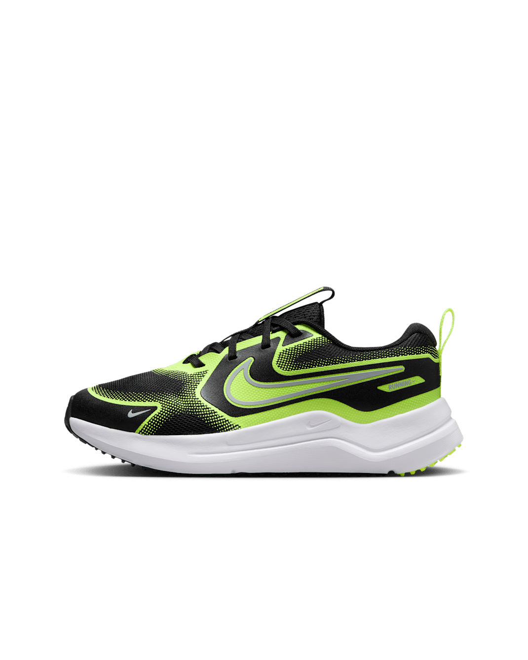 Nike Cosmic Runner Older Kids' Road Running Shoes - Black/Volt/Wolf Grey