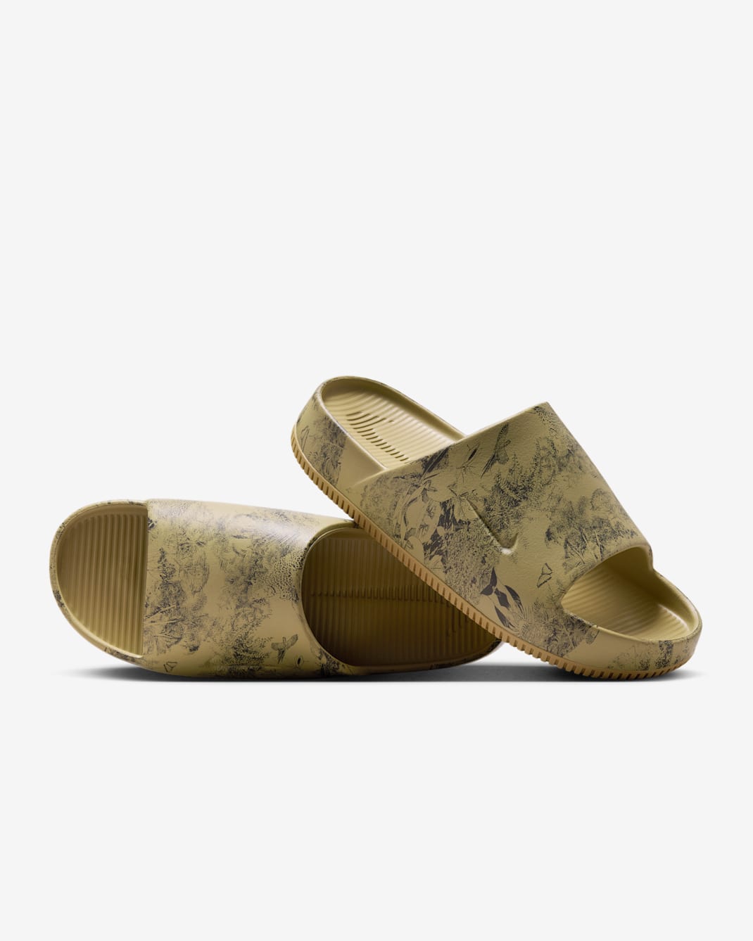 Chanclas para hombre Nike Calm Printed - Beige paracaídas/Antracita
