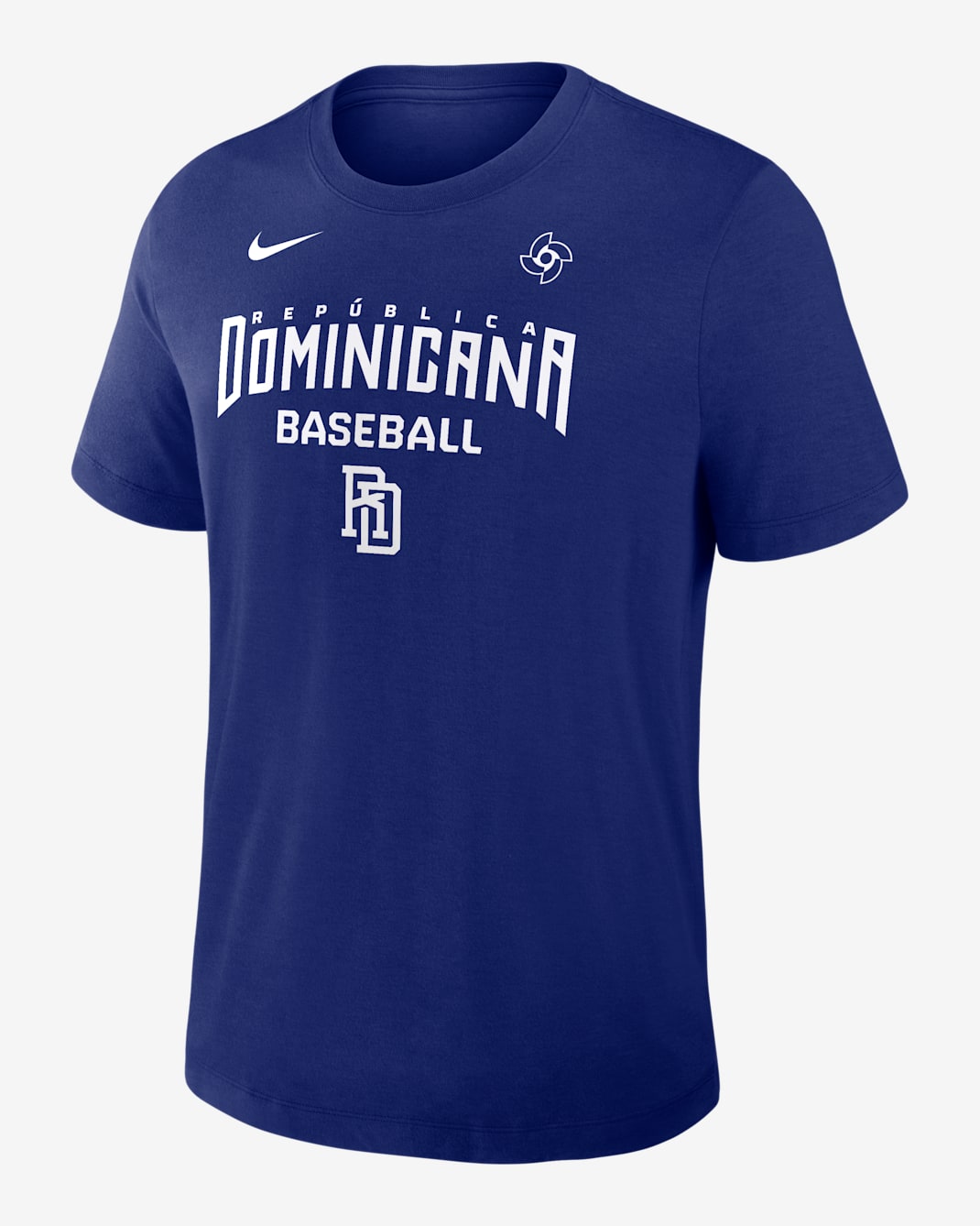 Dominican Republic National Baseball Team 2026 World Baseball Classic Authentic Collection Early Work Men's Nike Dri-FIT T-Shirt - Royal