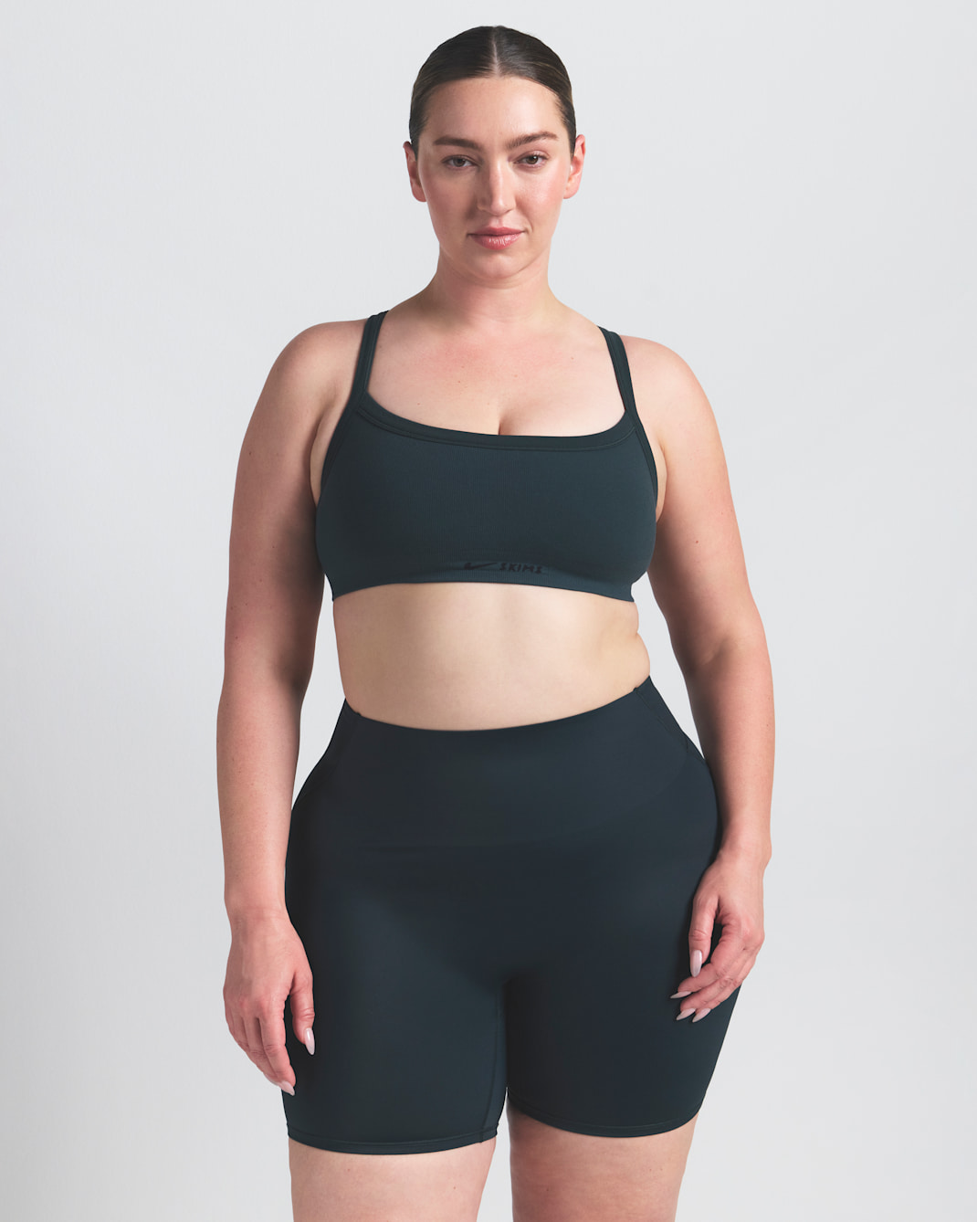 NikeSKIMS Vintage Seamless Women's Cami Bra - NSKM DARK TEAL/NSKM DARK TEAL