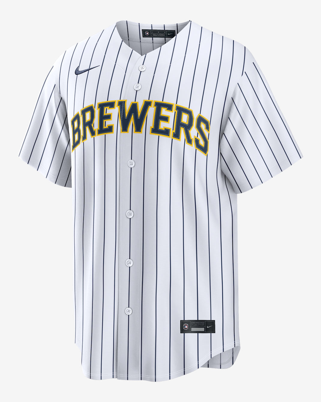Christian Yelich Milwaukee Brewers Men's Nike MLB Replica Jersey - White