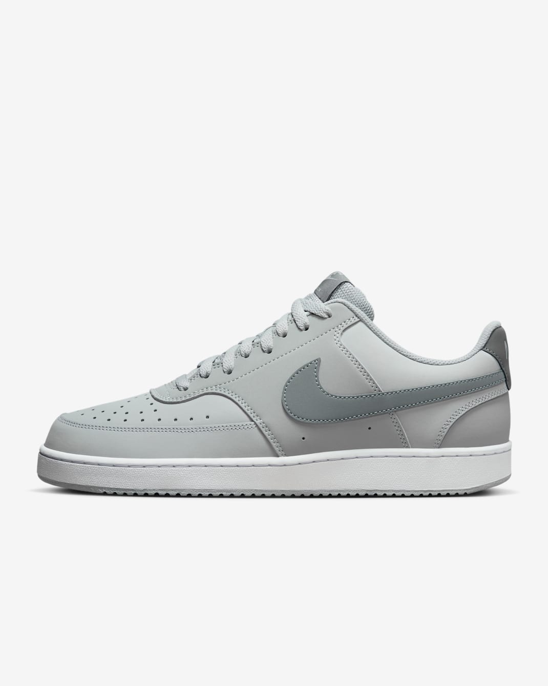 Tenis para hombre Nike Court Vision Low - Gris humo claro/Blanco/Gris humo