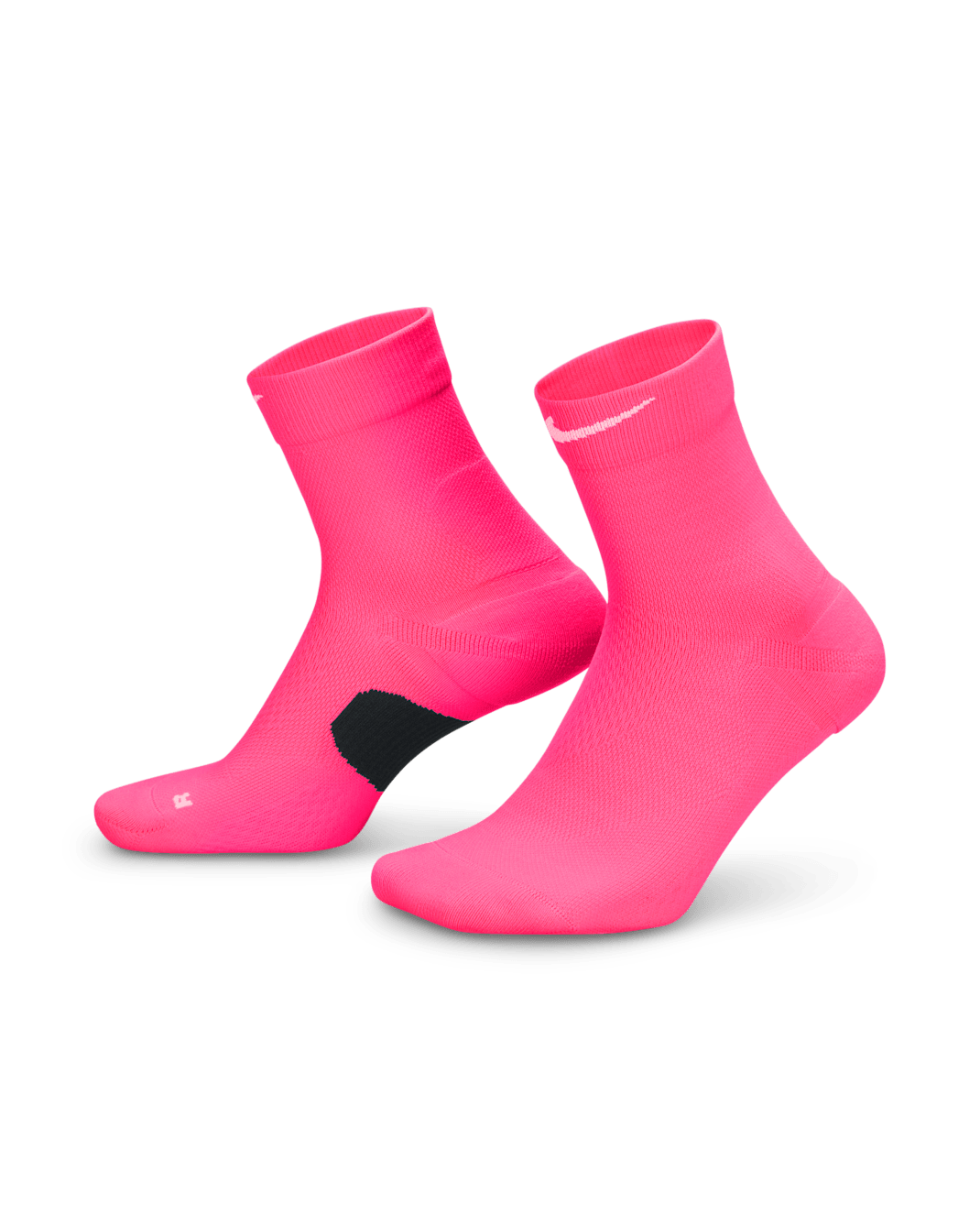 Nike 跑步中量 Micro 中筒襪 (1 雙) - Hyper Pink/黑色/白色