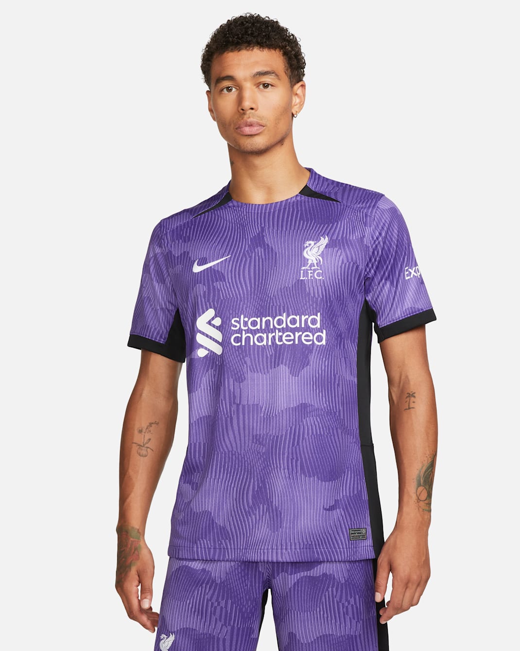 Liverpool F.C. 2023/24 Stadium Third Men's Nike Dri-FIT Football Shirt - Space Purple/White