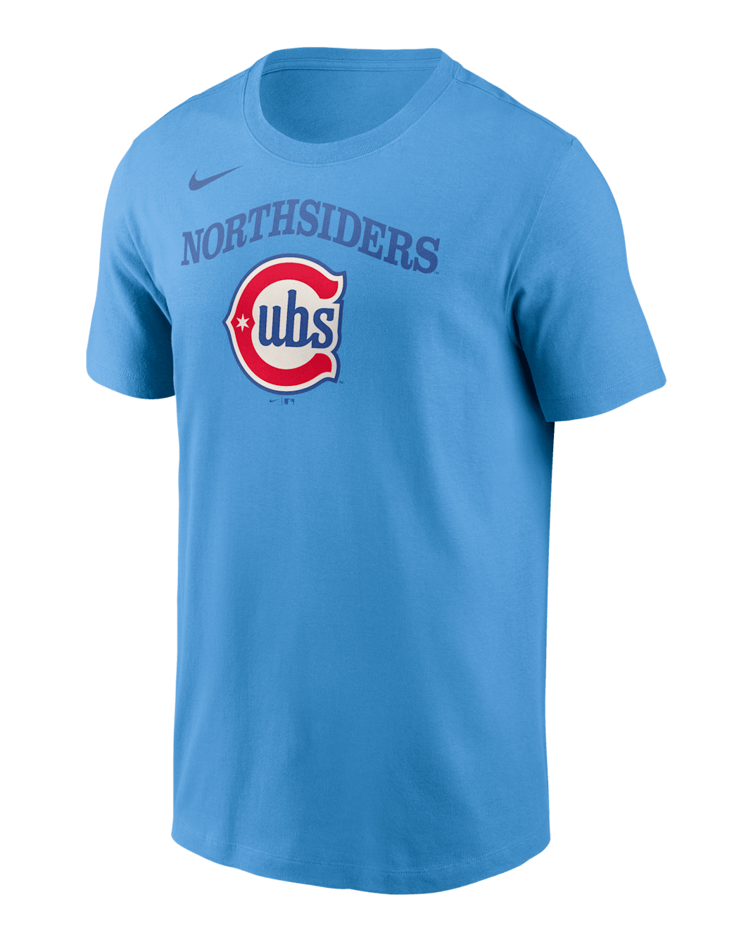 Chicago Cubs Alternate Logo Men's Nike MLB T-Shirt - Light Blue