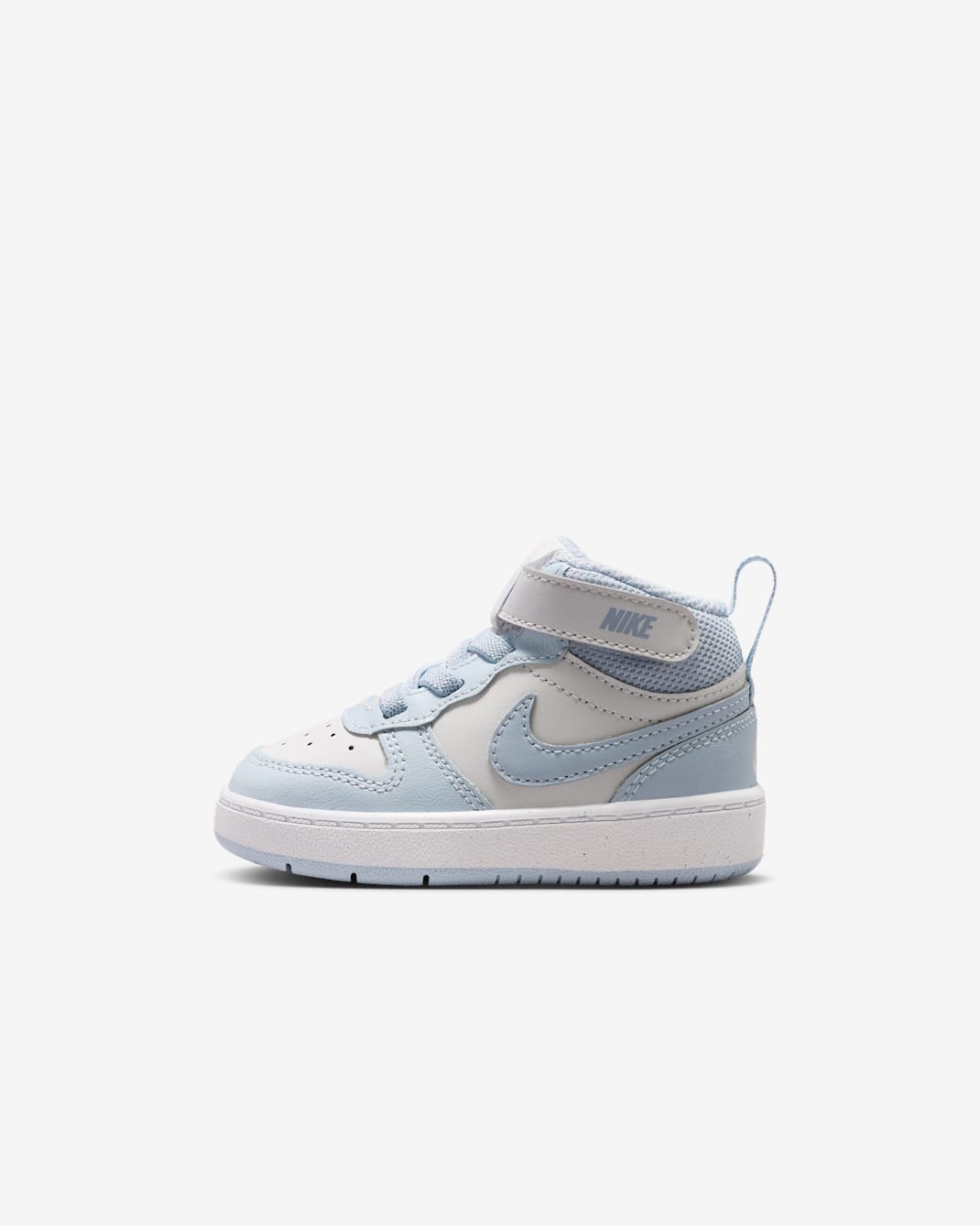 Tenis para bebé e infantil Nike Court Borough Mid 2 - Tinte platino/Blanco/Fantasma