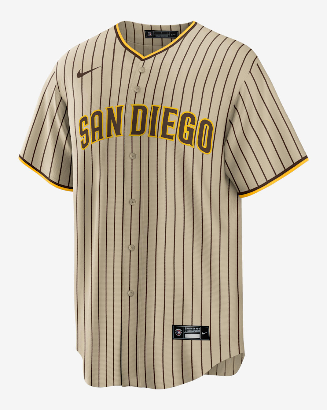MLB San Diego Padres (Fernando Tatis Jr.) Men's Replica Baseball Jersey - Tan/Beige