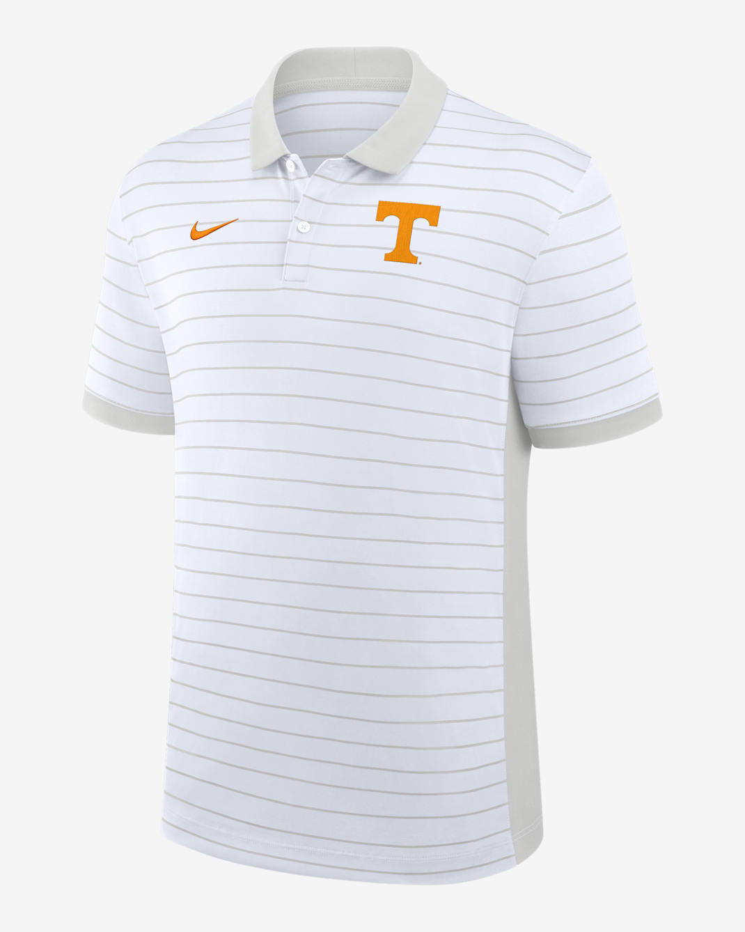 Tennessee Sideline Victory Stripe Men's Nike Dri-FIT College Polo - Grey