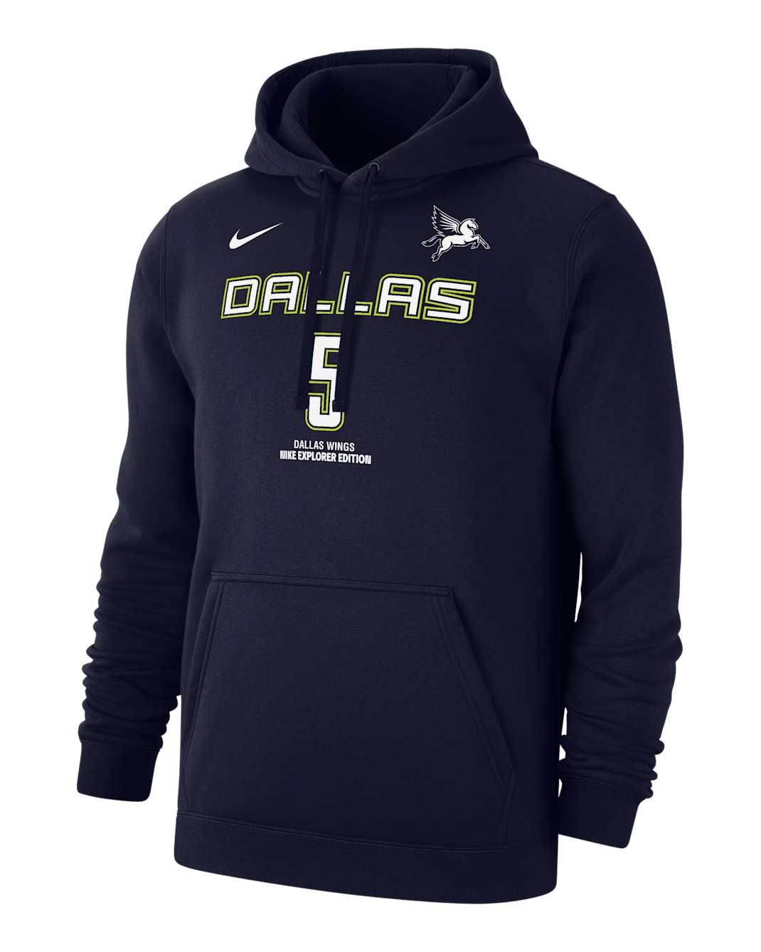 Paige Bueckers Dallas Wings Club Nike WNBA Fleece Pullover Hoodie - Navy
