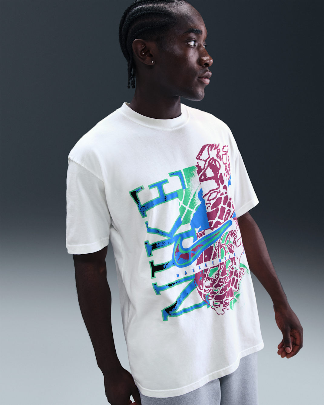 Nike Men's Basketball T-Shirt - Sail