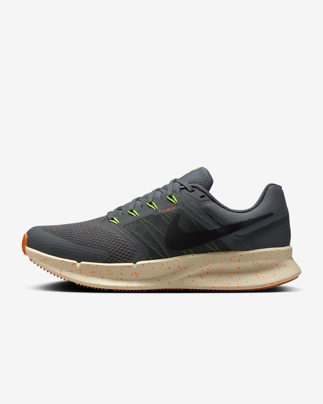 Nike Run Swift 3 Men's Road Running Shoes - Iron Grey/Total Orange/Volt/Black