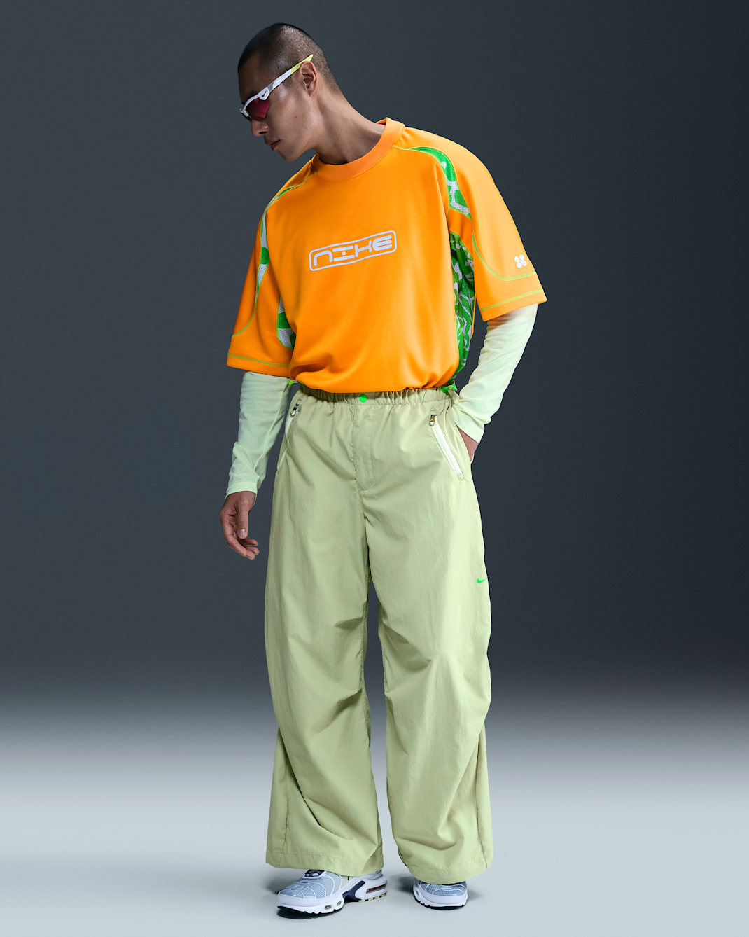 Nike Project F.R.O.G. Men's Parachute Pants - Olive Aura/Green Strike/Green Strike