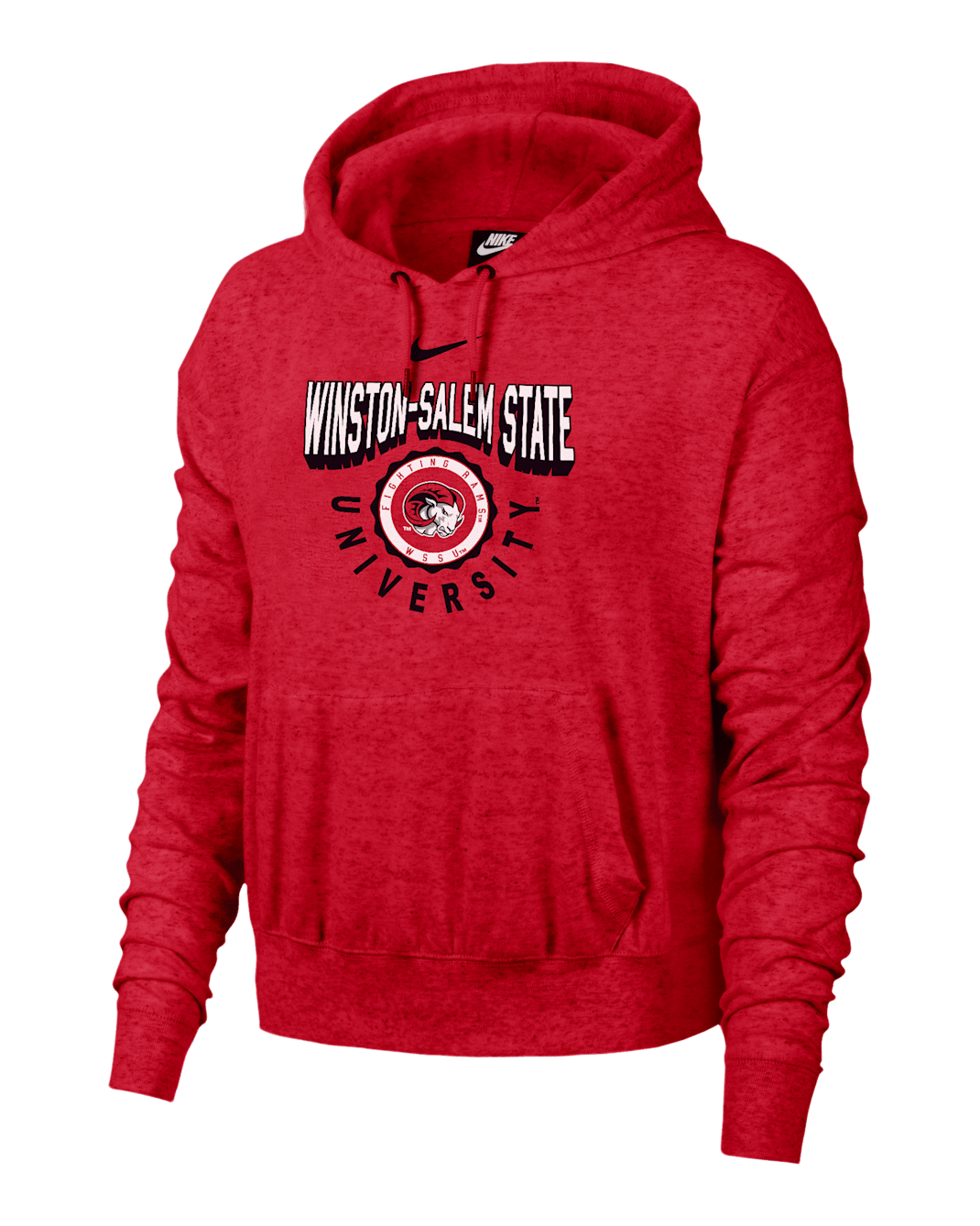 Winston-Salem Gym Vintage Women's Nike College Hoodie - Red Heather