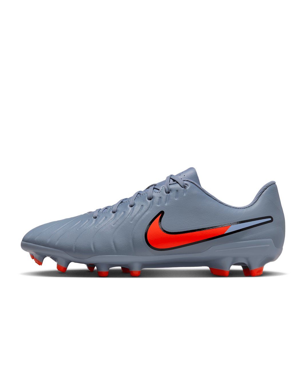 Tacos de fútbol de corte low para terrenos múltiples Nike Tiempo Legend 10 Club - Azul eclipse/Negro