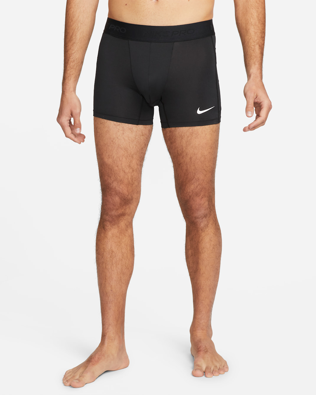 Nike Pro Men's Dri-FIT Brief Shorts - Black/White