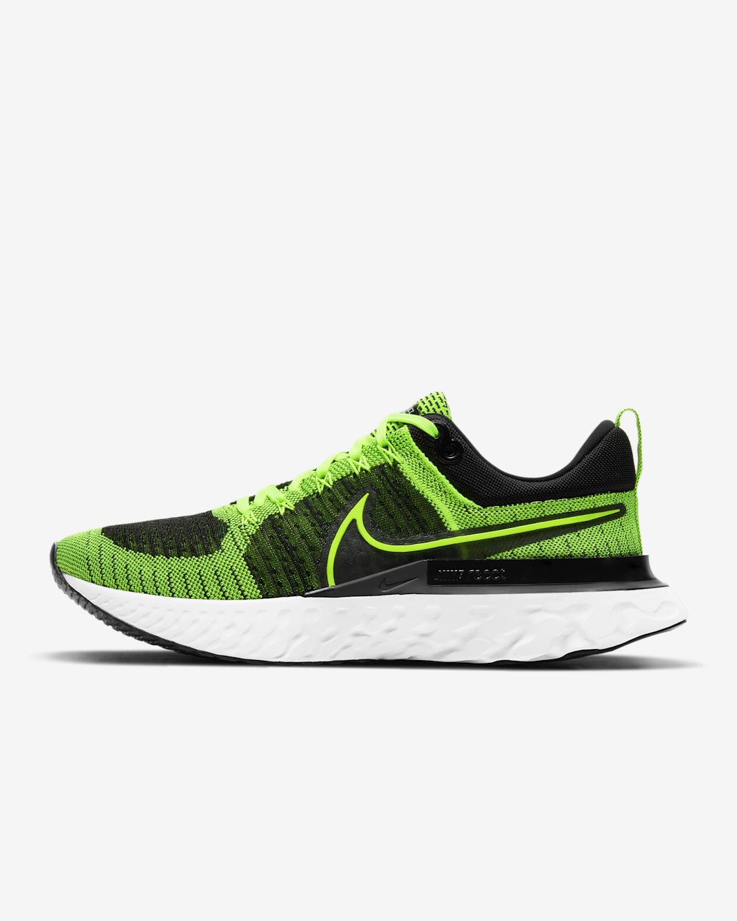 Nike React Infinity 2 Herren-Straßenlaufschuh - Volt/Schwarz/Sequoia/Weiß