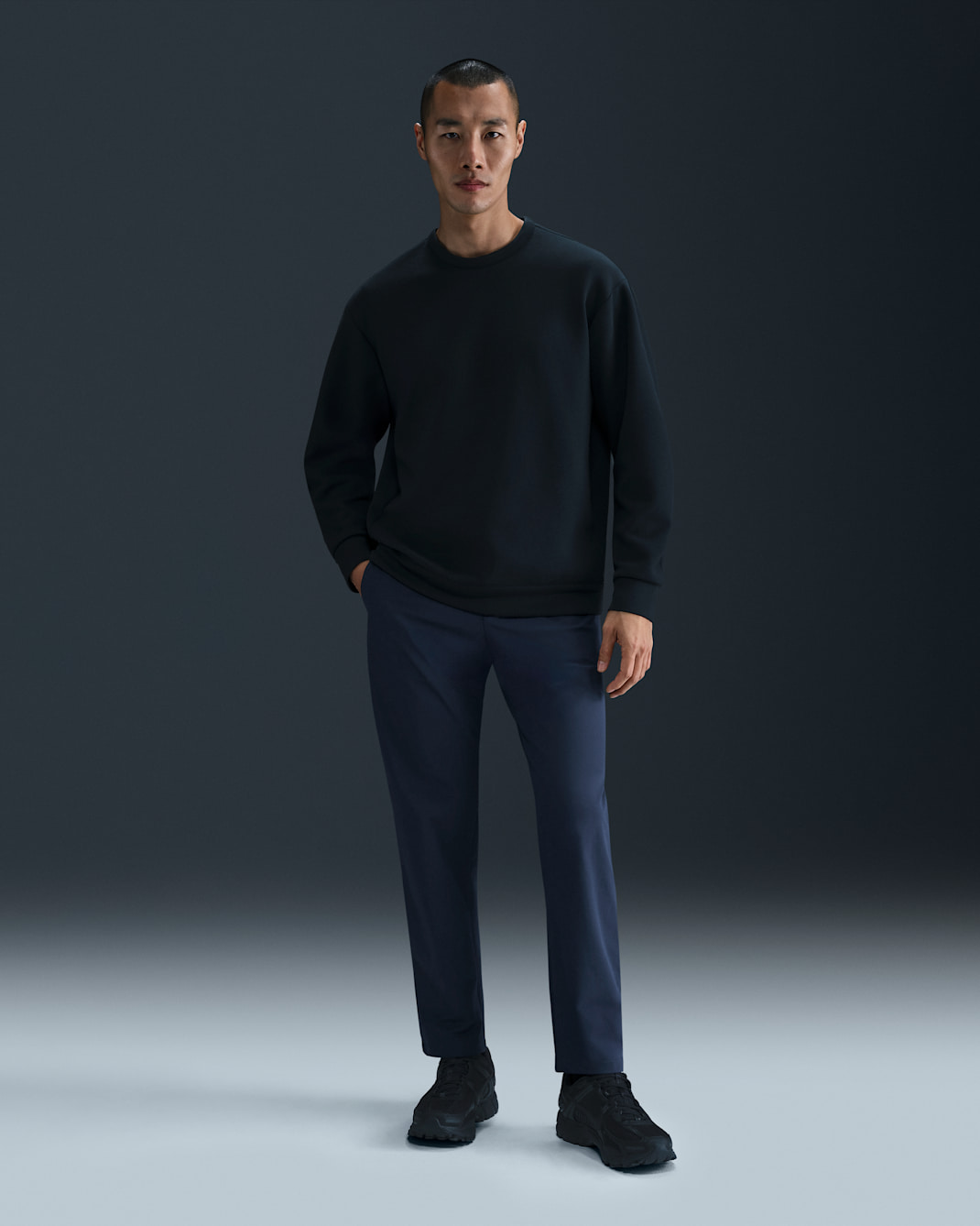 Nike 24.7 PerfectStretch Men's Dri-FIT 5-Pocket Regular Pants - Obsidian/Black/Dark Obsidian