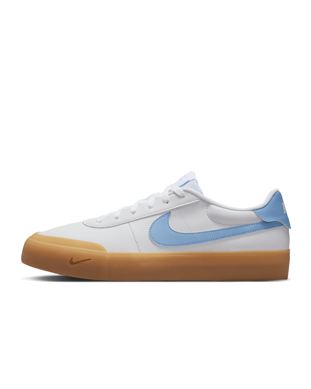 Nike Court Shot 男鞋 - 白色/Gum Yellow/Psychic Blue