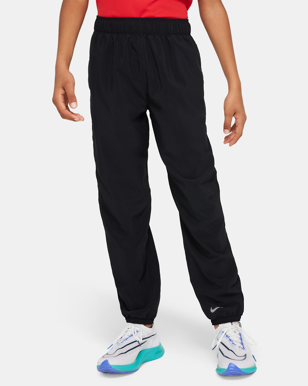 Nike Dri-FIT Multi Older Kids' (Boys') Trousers - Black/White