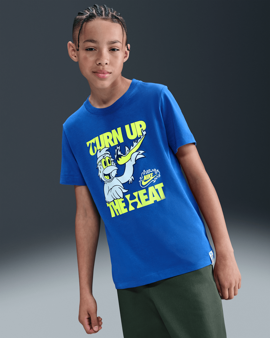 Nike Sportswear Big Kids' T-Shirt - Game Royal