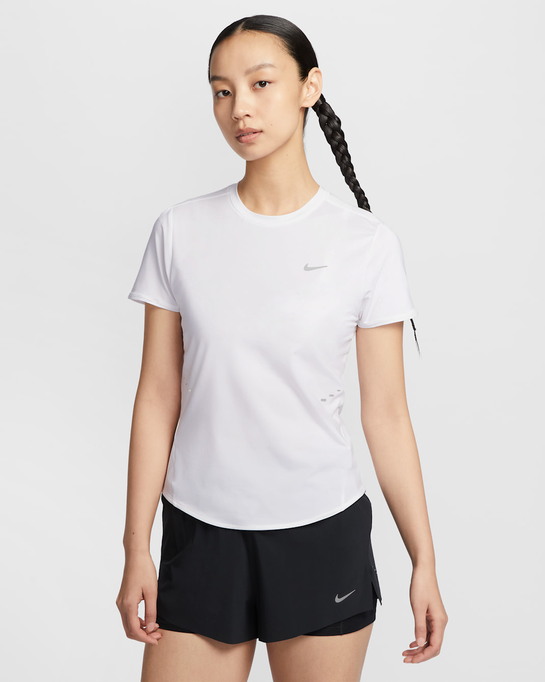 Nike Swift Women's Dri-FIT Short-Sleeve Running Top - White