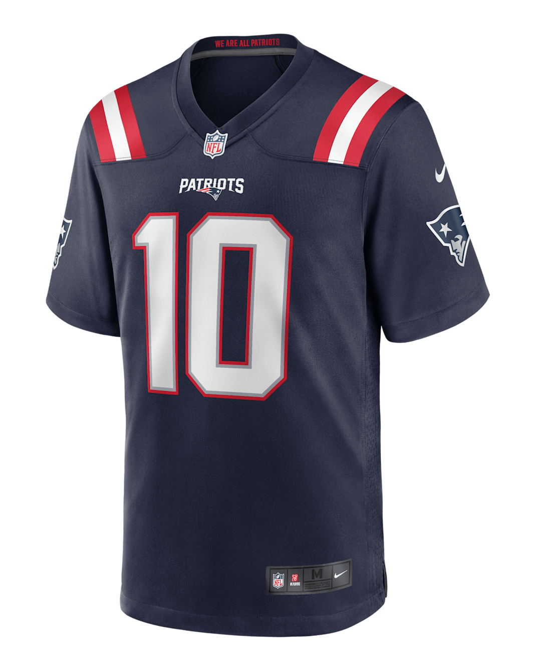 Drake Maye New England Patriots Men's Nike NFL Game Jersey - College Navy