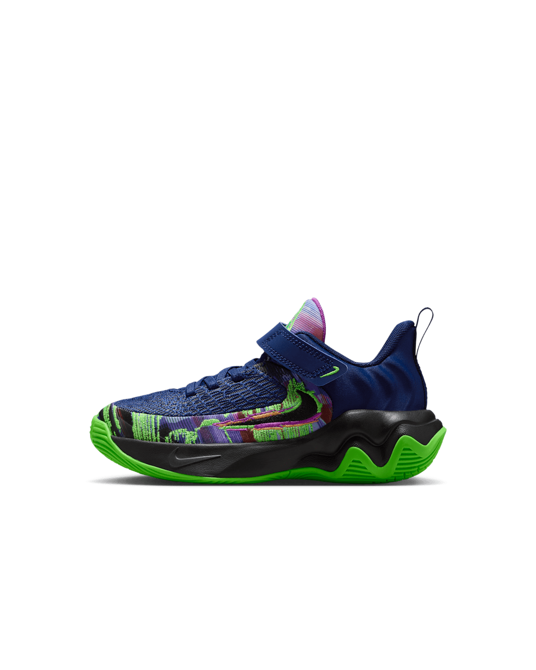 Giannis Immortality 4 Little Kids' Shoes - Blue Void/Green Strike/Vivid Purple/Black