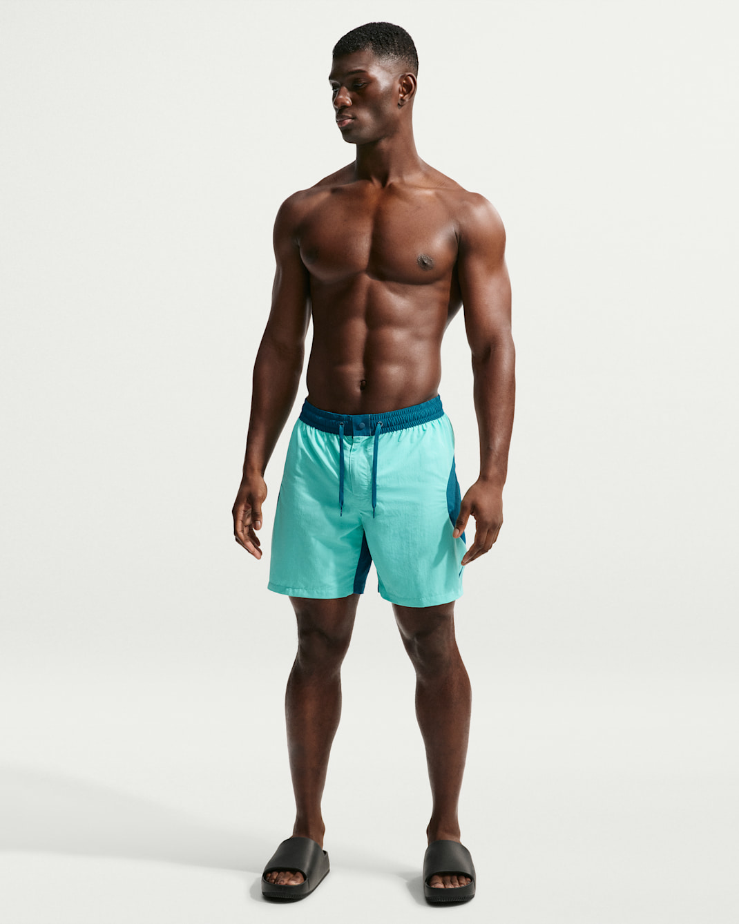 Nike Swim Men's 7" Fully Lined Volley Short - Bleached Turquoise