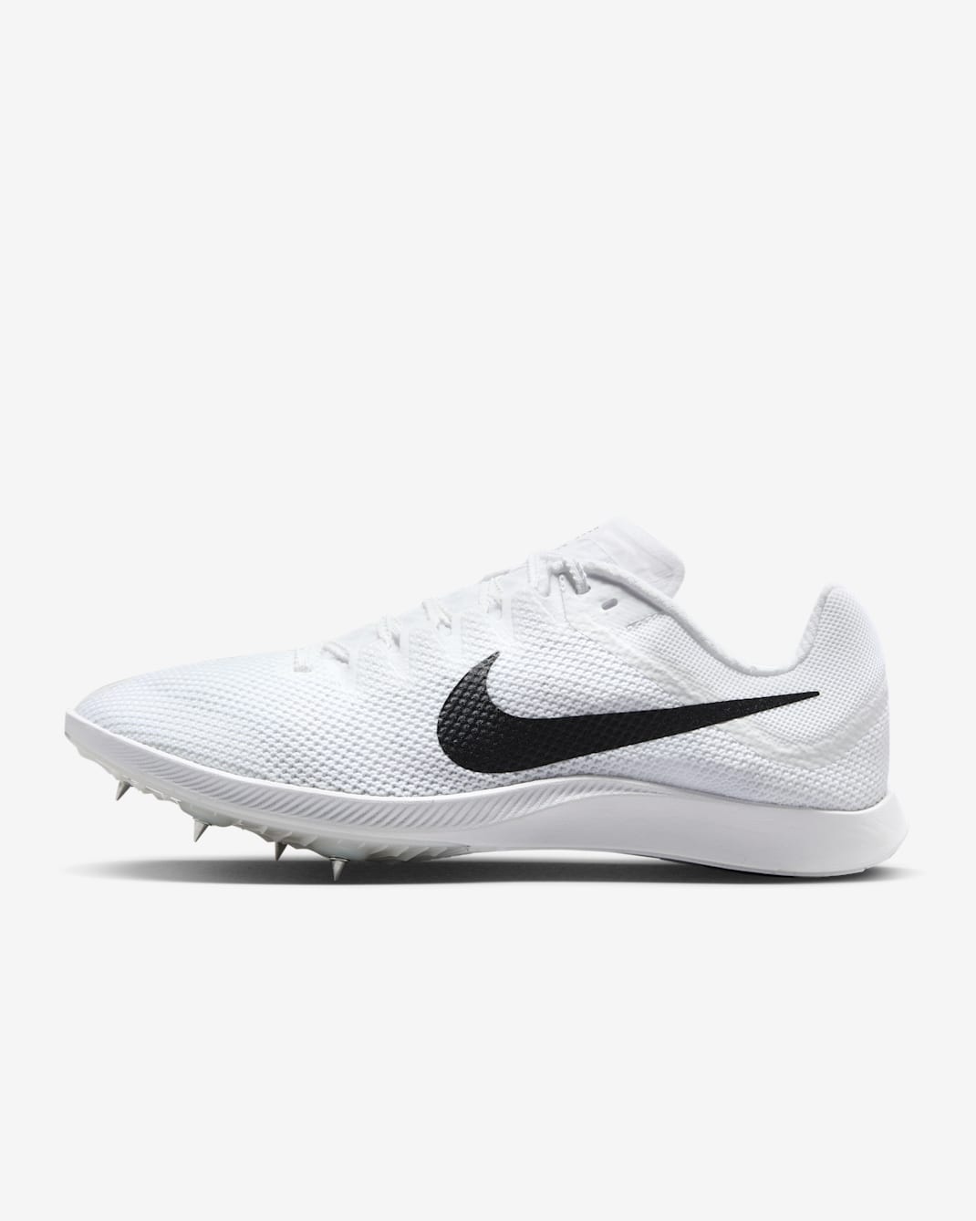 Nike Zoom Rival Distance Track & Field Distance Spikes - White/Metallic Silver/Black
