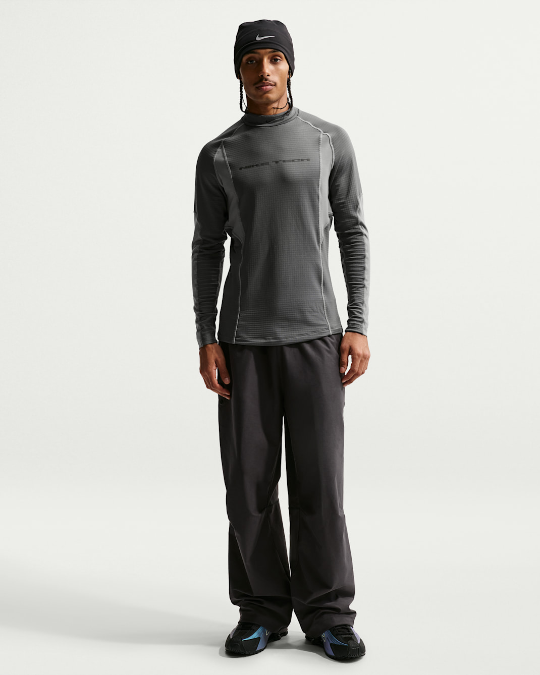 Pantalon homme en maille Shori Dri-FIT Nike Tech pour homme - Anthracite/Noir